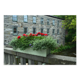 Foto Woodstock, Vermont, Bridge Flower Box