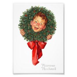 Foto Wreath - Norman Rockwell - Niño pequeño