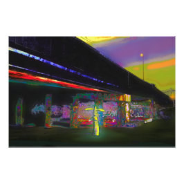 FOTO WYKEHAM STREET BRIDGE GRAFFITI