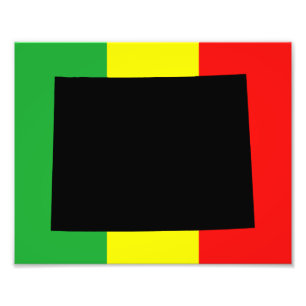 Foto Wyoming con colores rastas