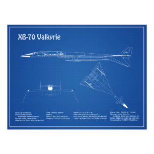 Foto XB-70 Valkyrie - Avión Planes de Plano de Plano Az