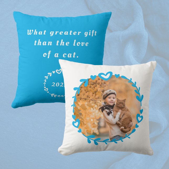 Foto y almohada de citas de Cat Lover (Subido por el creador)