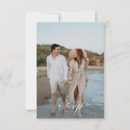 Foto y caligrafía 3 Mod Vertical no Meal RSVP