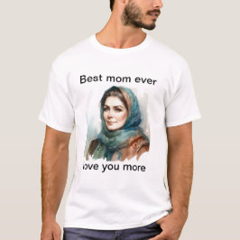 foto y camisa de texto para mamá