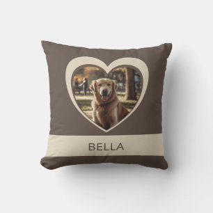 Foto y nombre personalizados: almohada de franjas