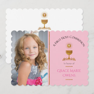 Foto y primera invitación a la Comunión Chalis
