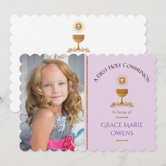 Foto y primera invitación a la Comunión Chalis