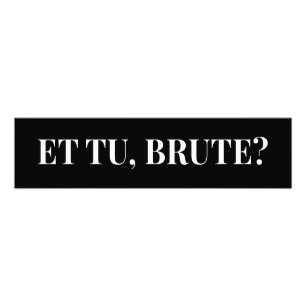 Foto ¿Y tú, Bruto? Julius Caesar III de Shakespeare