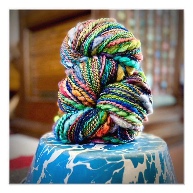 Foto Yarn Hand Dyed and Handspun (Frente)