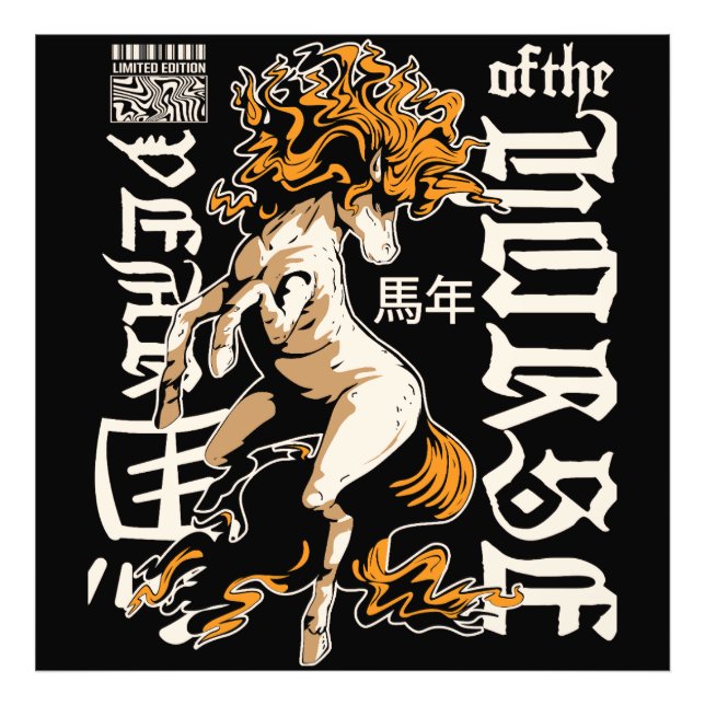 Foto Year of the Horse Chinese  – Strength & Freedom (Frente)