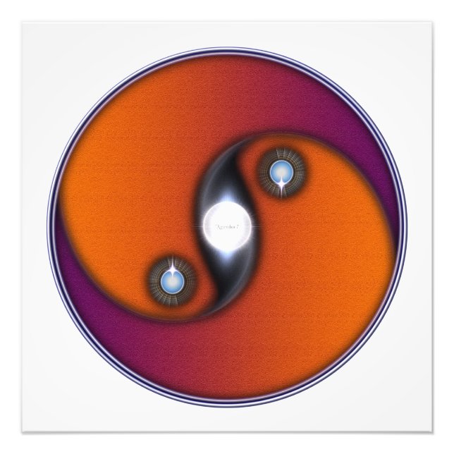 Foto Yin Yang Sun Naranja Violet (Frente)