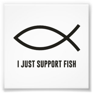 Foto Yo Solo Apoyo El Símbolo De Los Ichthys Pescados
