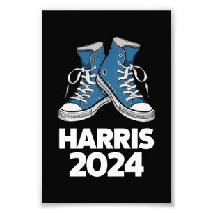 Foto ZAPATILLA Vota HARRIS 2024 Presidenta Kamala Elecc