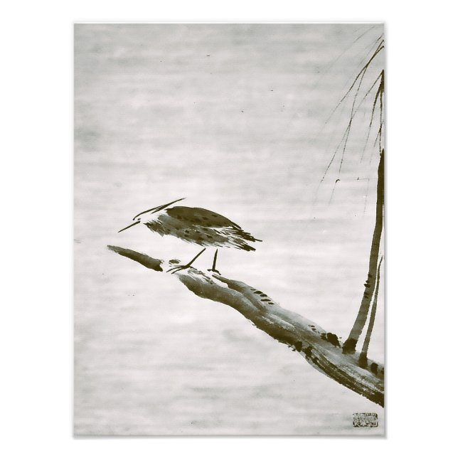 Foto Zen Classics - Sesshu - Heron and Willow (Frente)