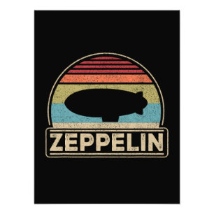 Foto Zeppelin Vintage Retro Zeppelin Shirt Dirigible