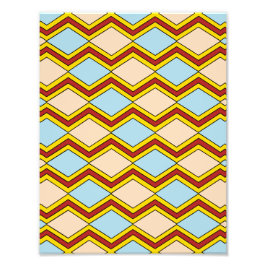 Foto Zigzags and Diamonds Resumen del arte