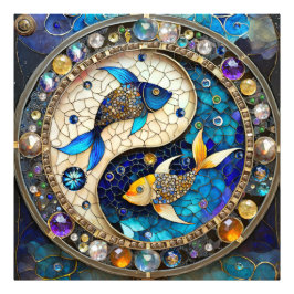 Foto Zodiac - Pisces Fish Yin y Yang