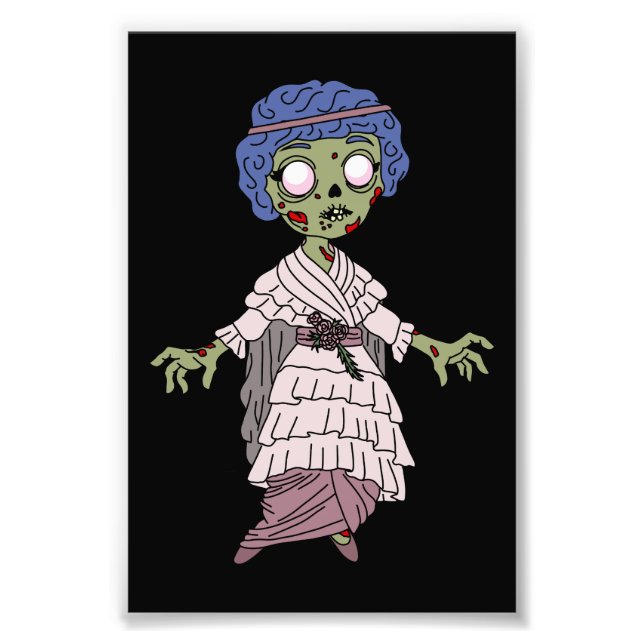 Foto Zombie Gibson Girl 1910 (Frente)