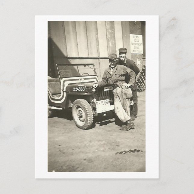 ¡FOTOBOMBA! Foto postal de la época de los años 40 (Anverso)