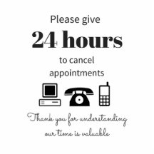 24 políticas de cancelación de la hora