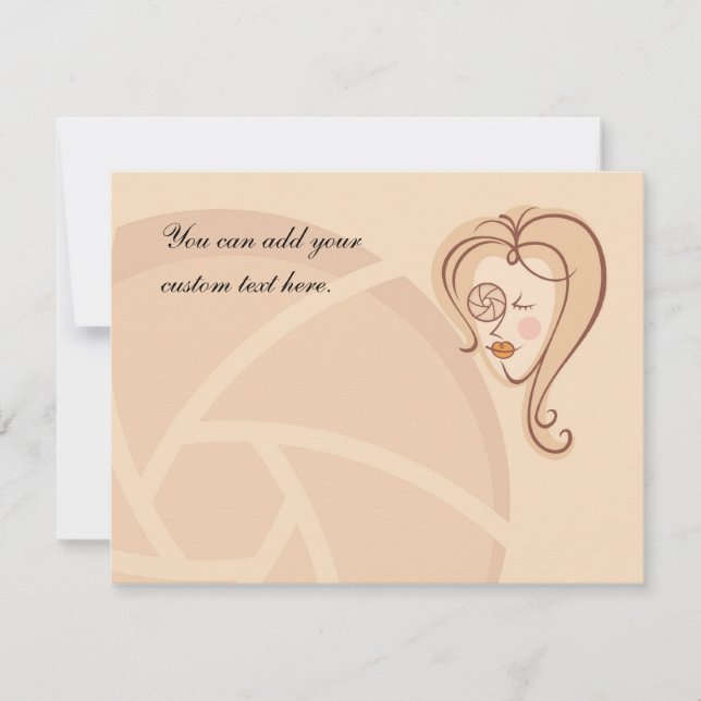 Fotógrafa femenina (Anverso)