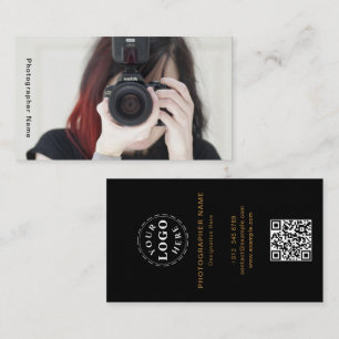 Fotógrafa personalizable - Tarjeta de visita