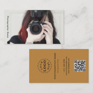 Fotógrafa personalizable - Tarjeta de visita