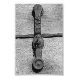 Fotografía 4x6 negro y blanco de I10 de la letra