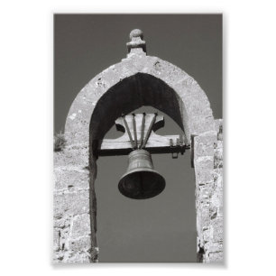 Fotografía A4 4x6 blanco y negro de la letra del