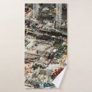 FOTOGRAFÍA AÉREA DE LA CONSTRUCCIÓN DE EDIFICIOS
