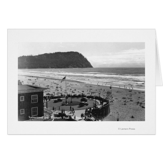Fotografía aérea de la playa de Oregon (Anverso (Horizontal))