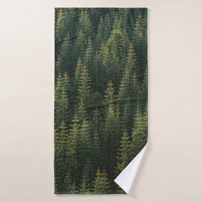 FOTOGRAFÍA AÉREA DE LOS BOSQUES (Toalla de baño)