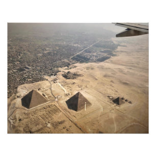 fotografía aérea de pirámides de Egipto