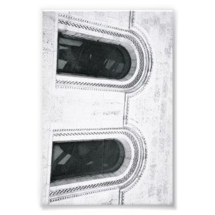 Fotografía B1 4x6 blanco y negro de la letra del