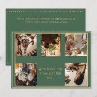 Fotografía boca abajo Navidades tarjetas navideñas