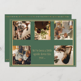 Fotografía boca abajo Navidades tarjetas navideñas