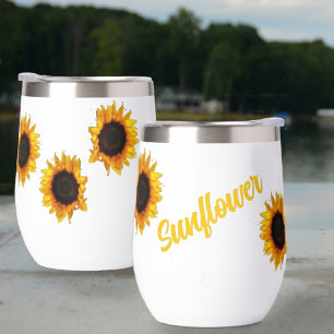 Fotografía botánica floral brillante de girasoles