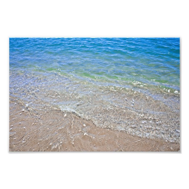 Fotografía de Agua Verde Azul Resumen (Frente)
