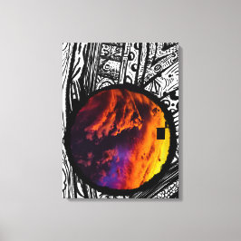 Fotografía de arte de marco abstracto (cielo mágic