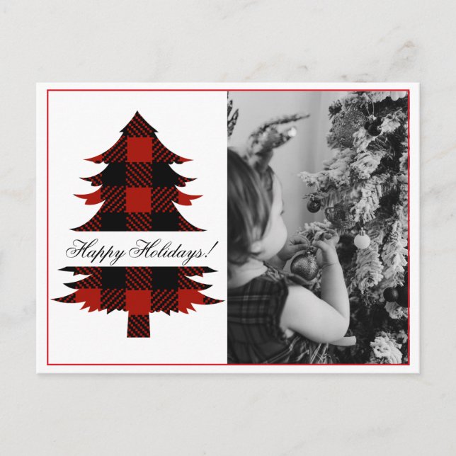 Fotografía de Felices Fiestas, tarjeta postal de b (Anverso)