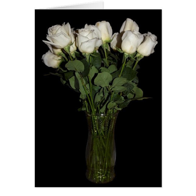 Fotografía de Flor Floral de rosas blancas (Frente)