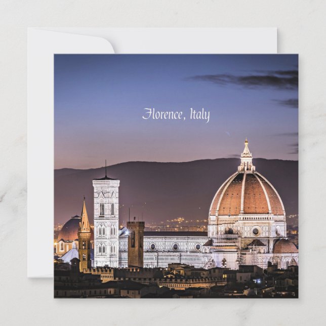 Fotografía de Florencia, Italia (Anverso)