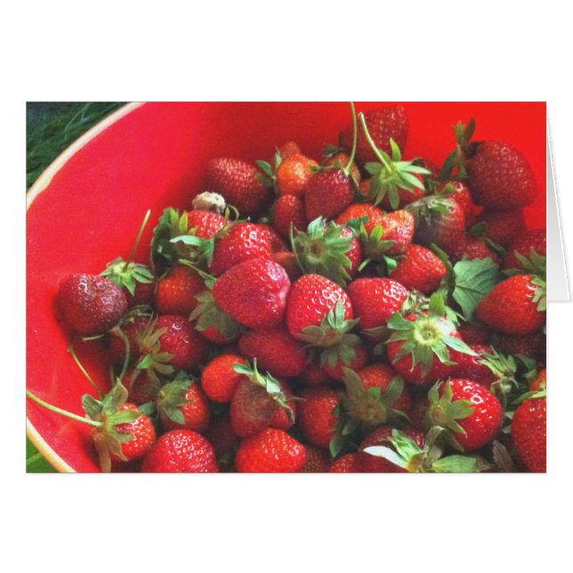 Fotografía de fresas con frutos rojos (Anverso (Horizontal))