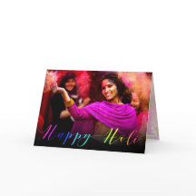 Fotografía de Happy Holi Hai - Tarjeta de felicita