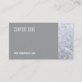 Fotografía de hielo minimalista Tarjeta de visita