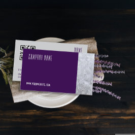 Fotografía de hielo minimalista Tarjeta de visita 