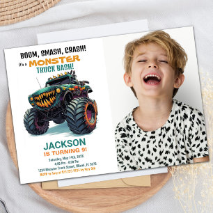 Fotografía de invitaciones de cumpleaños a Camión