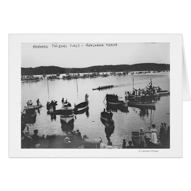 Fotografía de la carrera de la tripulación de remo (Anverso (Horizontal))