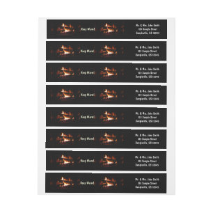 Fotografía de la escena de invierno cálida de la c