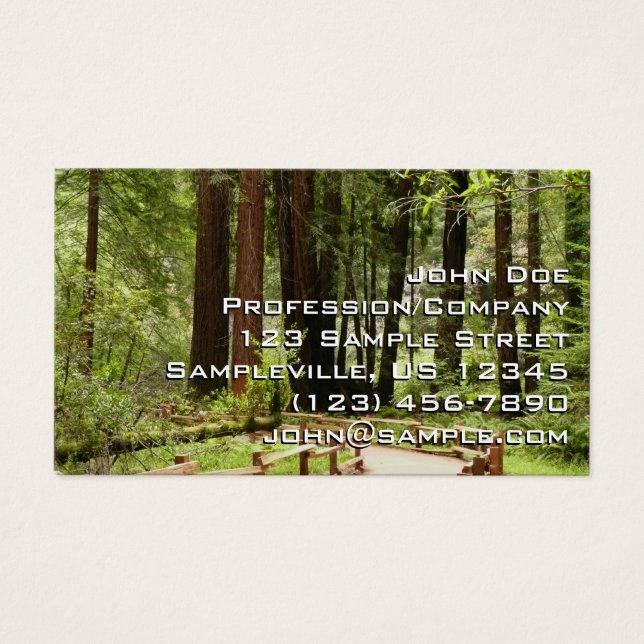 Fotografía de la naturaleza de Muir Woods Path I (Frente)